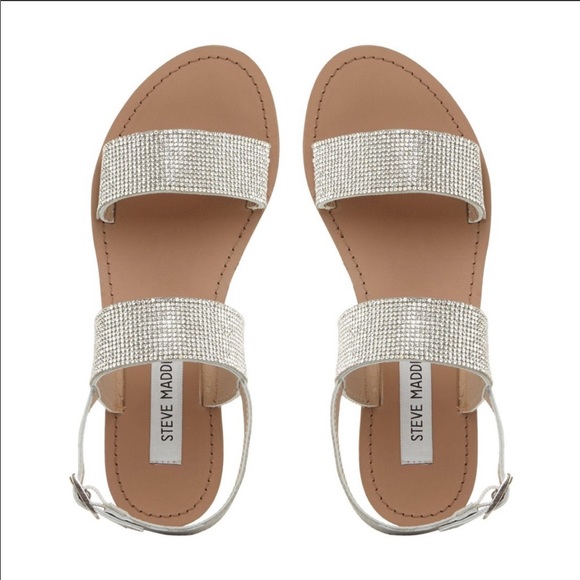 steve madden rhinestone sandals